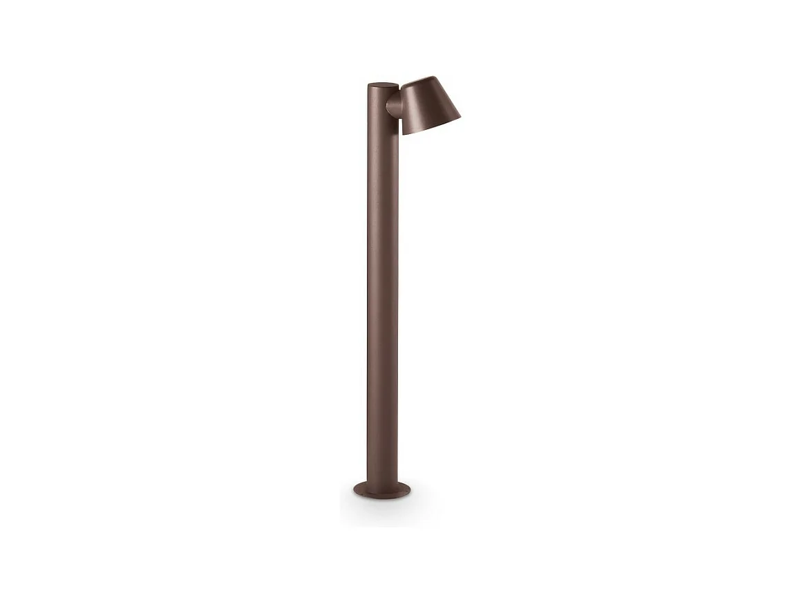 Ideal Lux GAS Borne d'extérieur 1 lumière café IP43, GU10