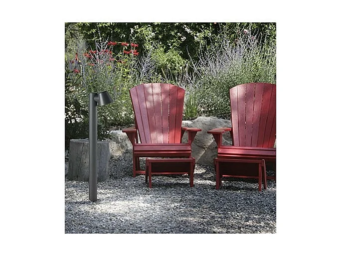 Ideal Lux GAS Borne d'extérieur 1 lumière café IP43, GU10