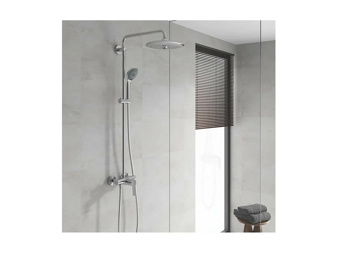 Grohe Vitalio Joy 260 Douchekolom met éénhendelmengkraan en handdouche met 3 stralen