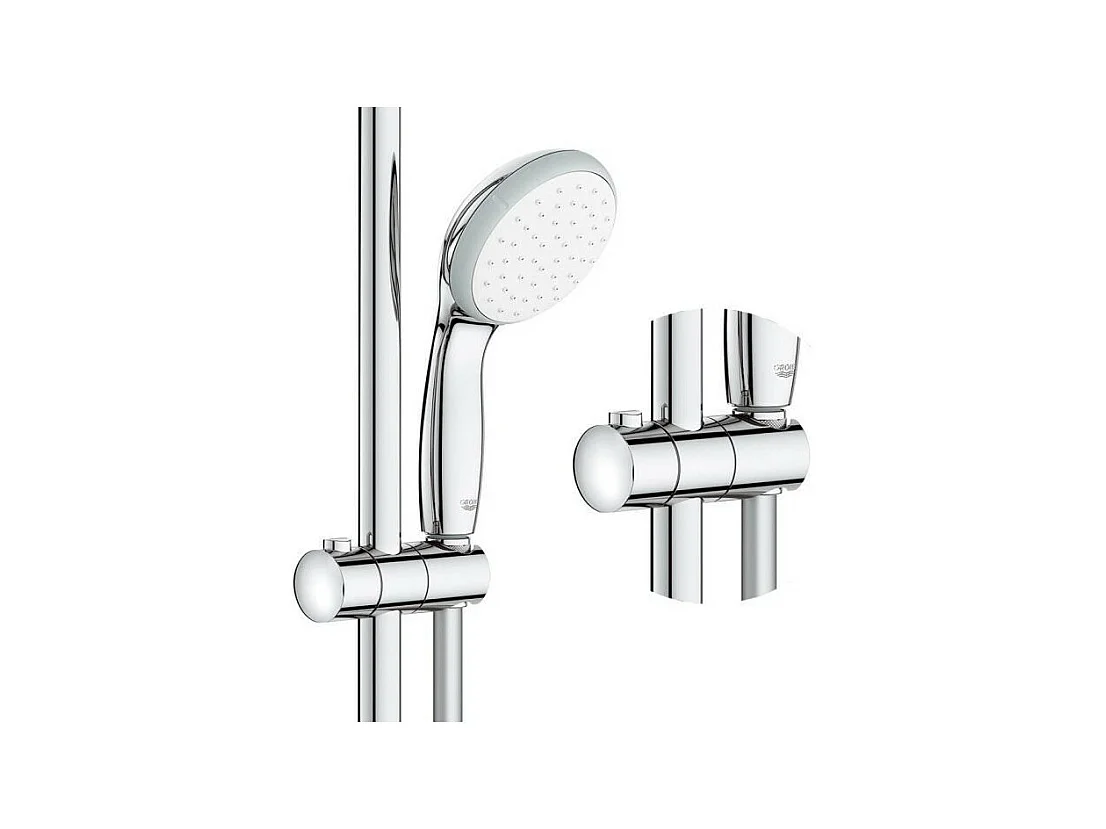 Mitigeur thermostatique douche 1/2 avec ensemble de douche - GROHE