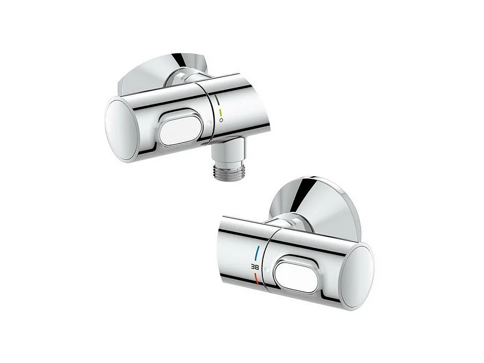 Mitigeur thermostatique douche 1/2 avec ensemble de douche - GROHE