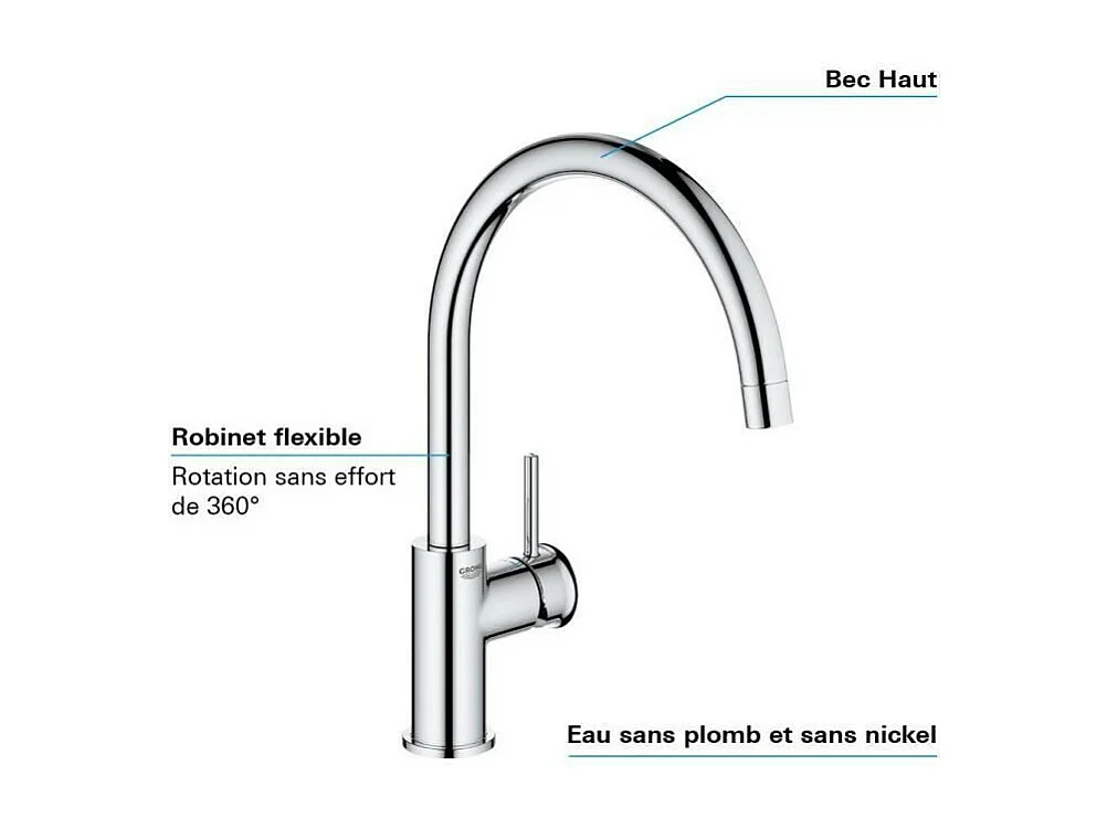 GROHE - Mitigeur monocommande Evier