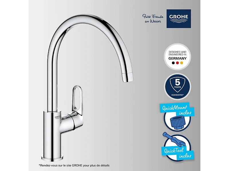 GROHE - Mitigeur monocommande Evier