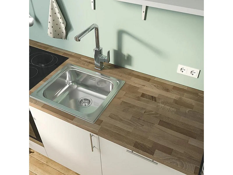 Torneira de cozinha GROHE Tallinn Quickfix cromada com chuveirinho