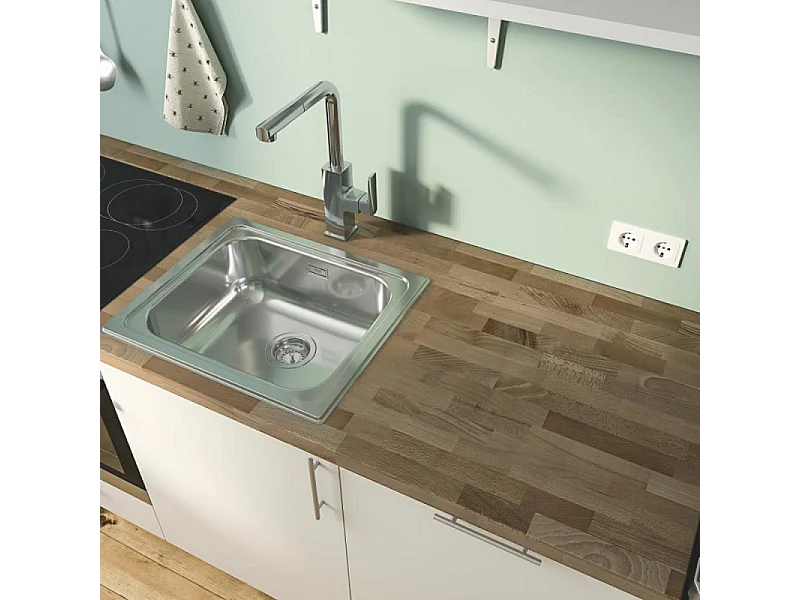 Torneira de cozinha GROHE Tallinn Quickfix cromada com chuveirinho