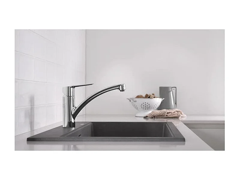 GROHE QUICKFIX Start Robinet de cuisine evier Start, rotation 140?, robinet de cuisine, chrome, 30530002