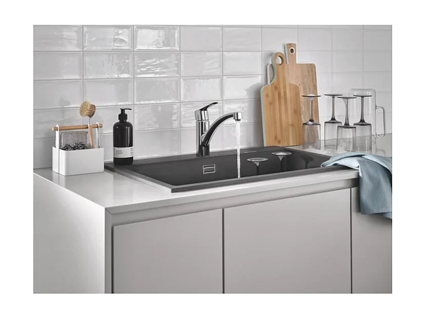 GROHE QUICKFIX Start Robinet de cuisine evier Start, rotation 140?, robinet de cuisine, chrome, 30530002