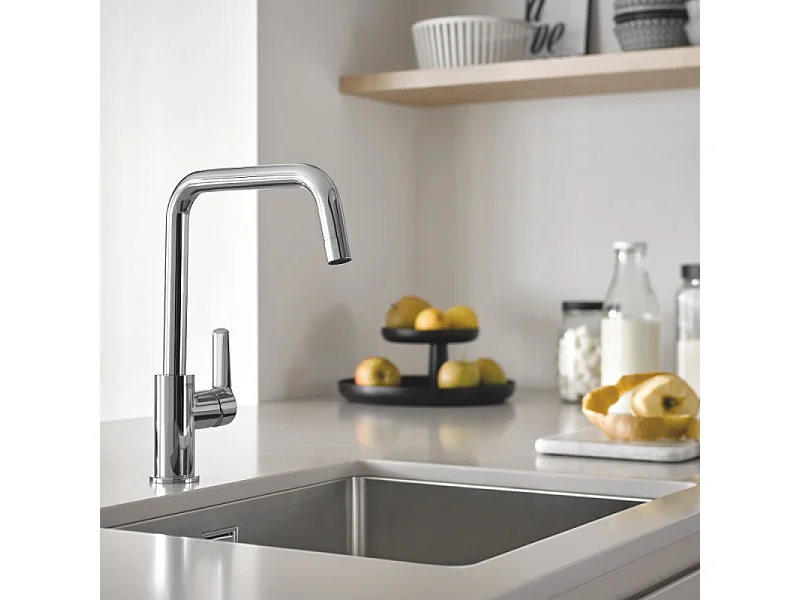Einhand-Spültischbatterie GROHE Start 2021 mit hohem Auslauf verchromt