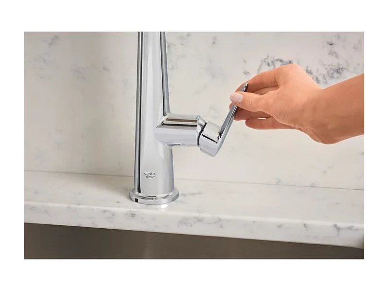 Torneira de cozinha GROHE Veletto Quickfix cromada com chuveirinho