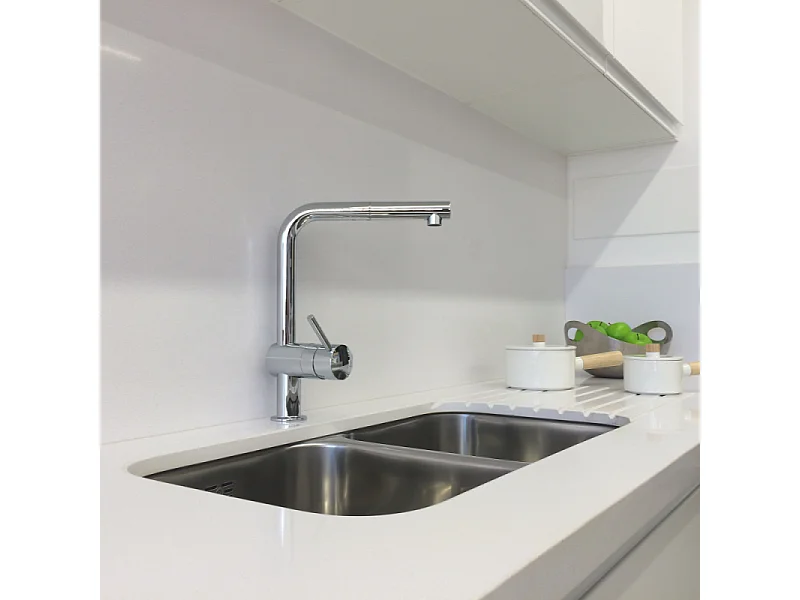 Keukenkraan Grohe Minta met Uittrekbare Handdouche en L-vormige Uitloop Chroom