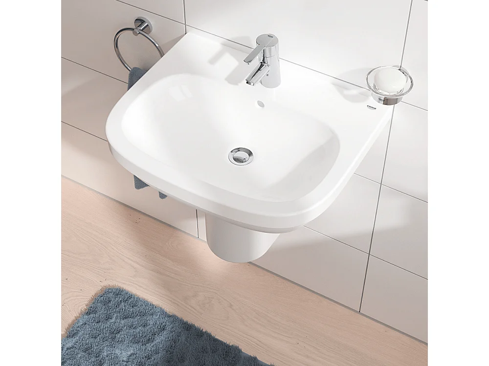 Wastafelmengkraan GROHE Quickfix Feel met trekstang en afvoer maat S