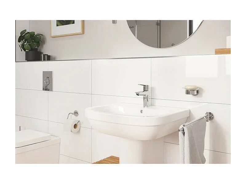 Waschtischmischer GROHE Quickfix Start 2021 mit Zugstange und Ablaufgarnitur verchromt Größe S