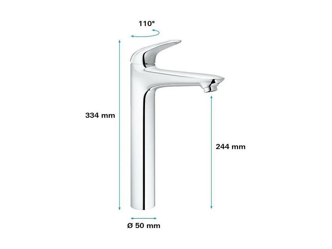 GROHE XL wastafelkraan met één hendel - Maat XL