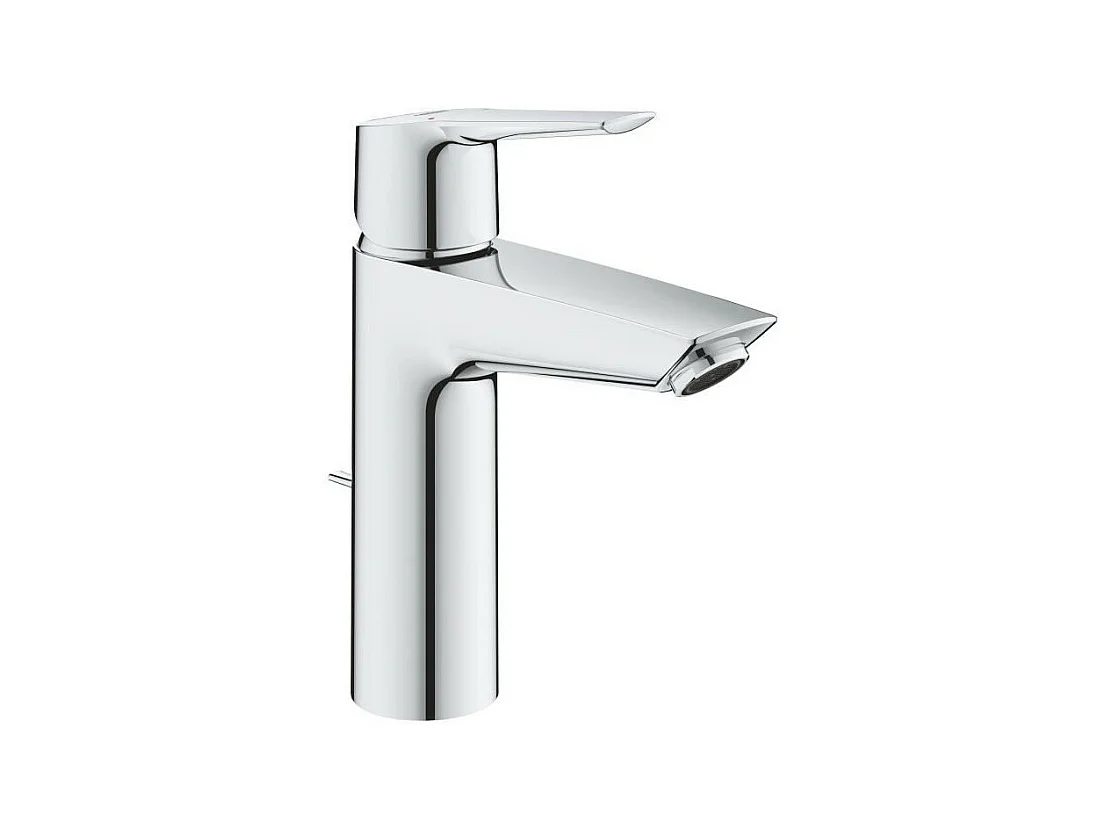 Wastafelkraan GROHE Quickfix Start 2021 met trekstang en afvoer maat M verchroomd