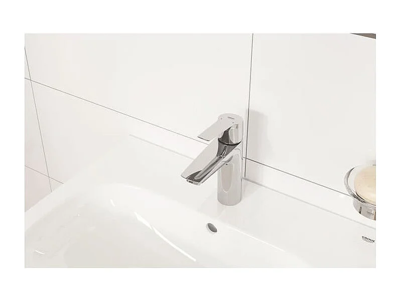 Wastafelkraan GROHE Quickfix Start 2021 met trekstang en afvoer maat M verchroomd