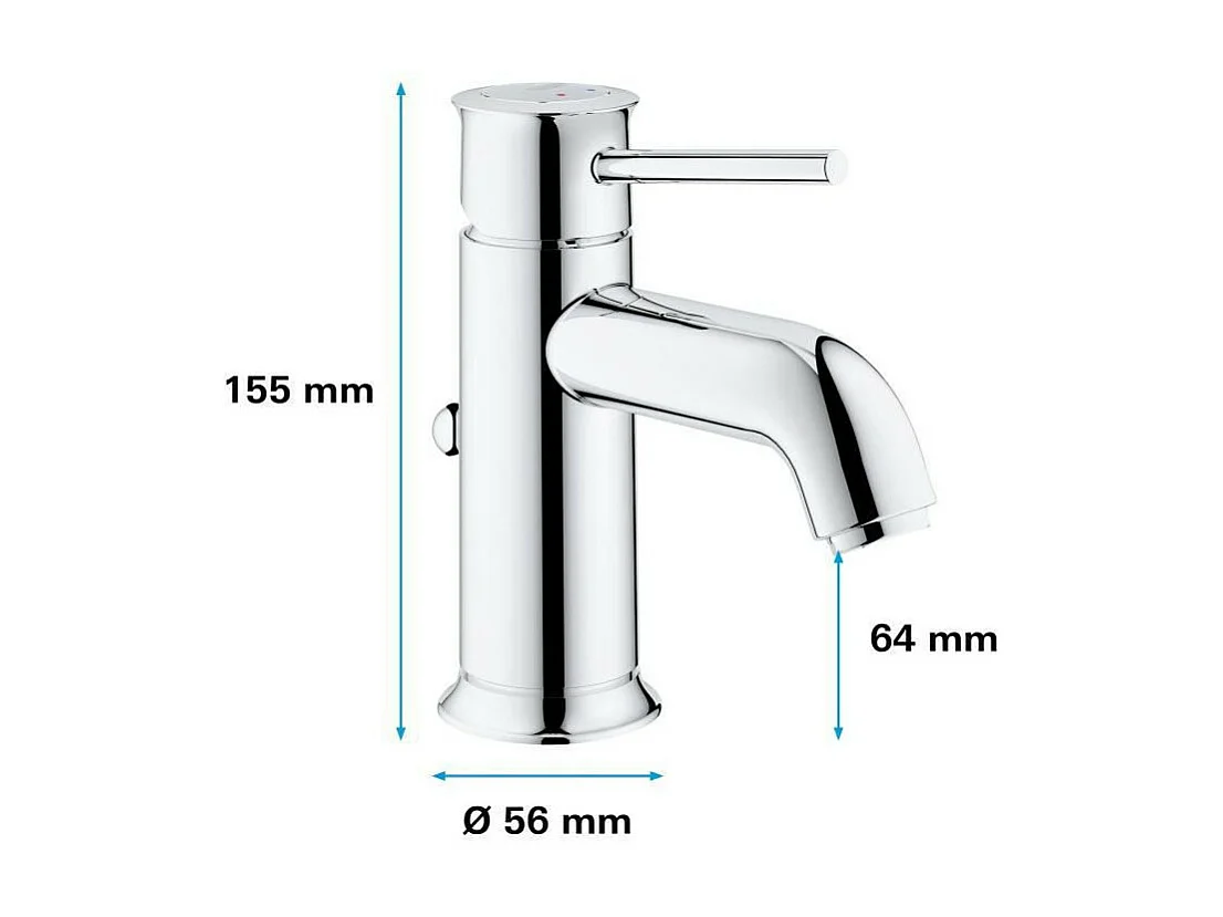 Misturador de lavatório GROHE Quickfix Start Classic tamanho S