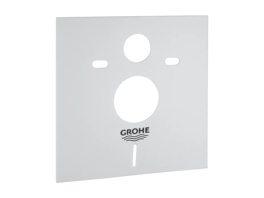 Grohe Pack WC suspendu sans bride Essence + abattant + plaque chromée + bâti Grohe
