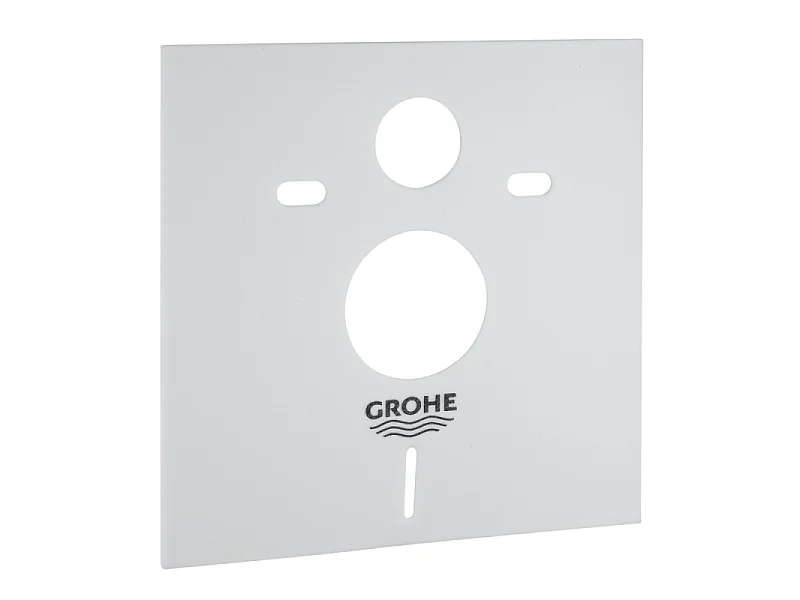 Grohe Pack WC suspendu sans bride Essence + abattant + plaque chromée + bâti Grohe