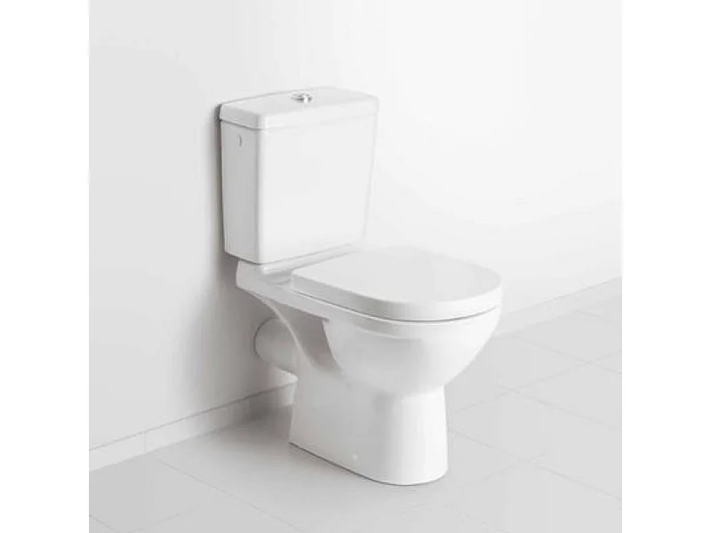 WC à poser VILLEROY ET BOCH O.novo avec abattant frein de chute déclipsable