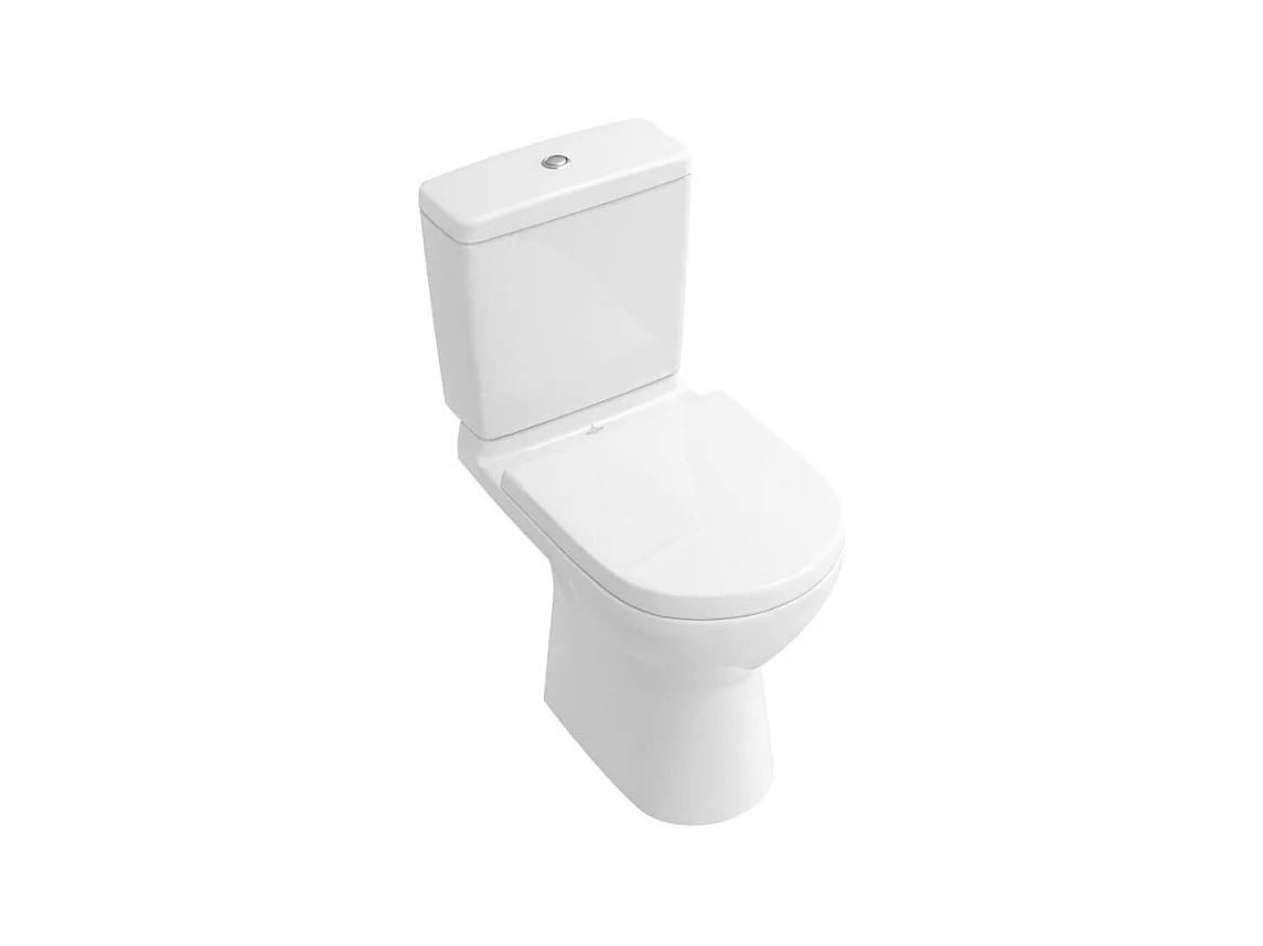 WC à poser VILLEROY ET BOCH O.novo avec abattant frein de chute déclipsable