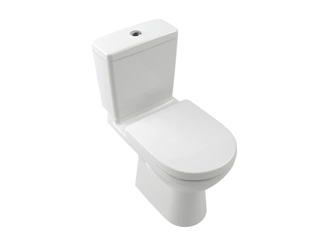 WC à poser sortie horizontale VILLEROY & BOCH O.novo Plus avec abattant frein de chute déclipsable