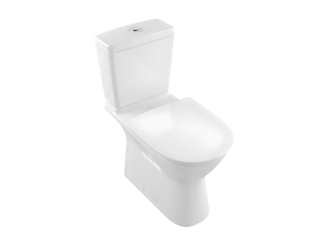 WC à poser sans bride sortie horizontale avec abattant frein de chute VILLEROY & BOCH O.novo Directflush