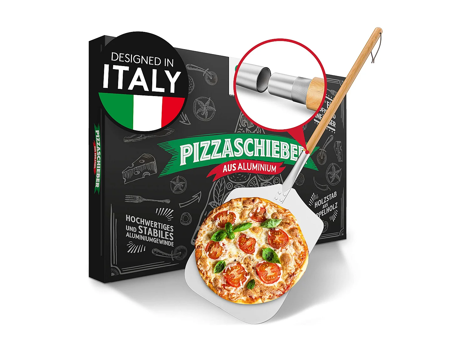 Pizza Divertimento [DAS ORIGINAL - Pizzaschieber -