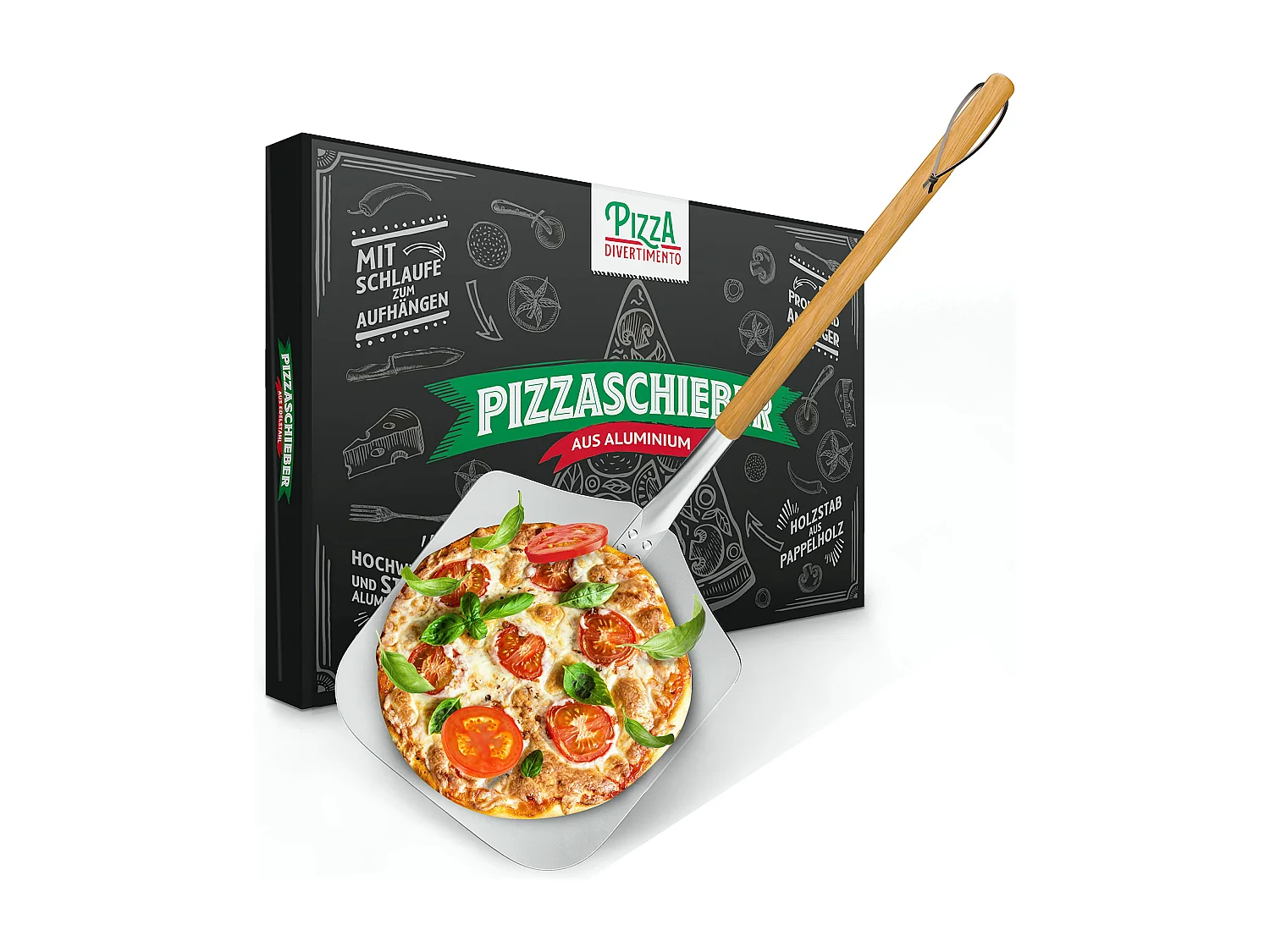 Pizza Divertimento [DAS ORIGINAL - Pizzaschieber -