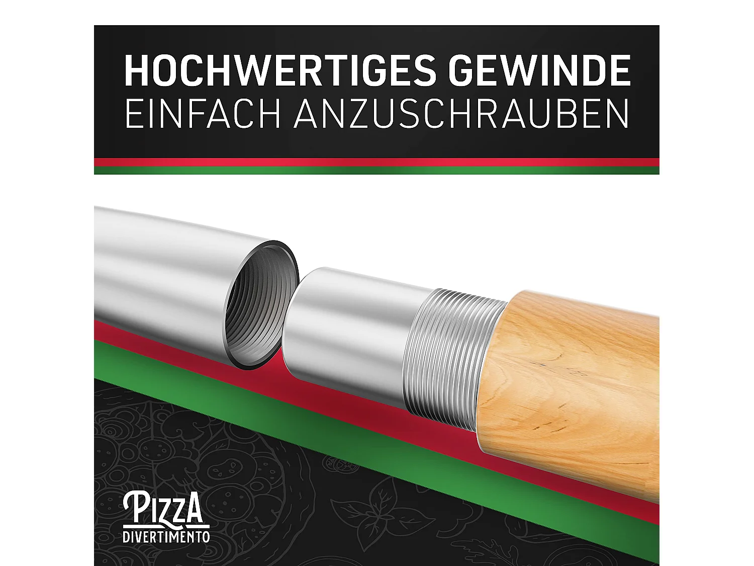 Pizza Divertimento [DAS ORIGINAL - Pizzaschieber -