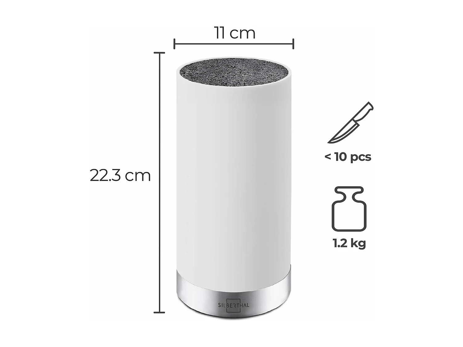 SILBERTHAL Universal Messerblock - Borsteneinsatz