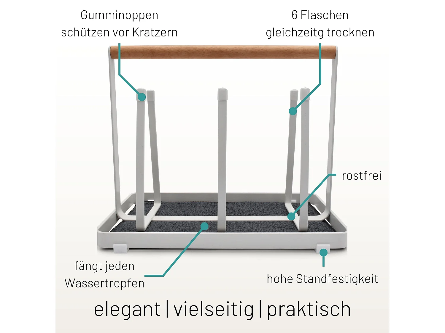 D&D Living® All-in-One Flaschenhalter für