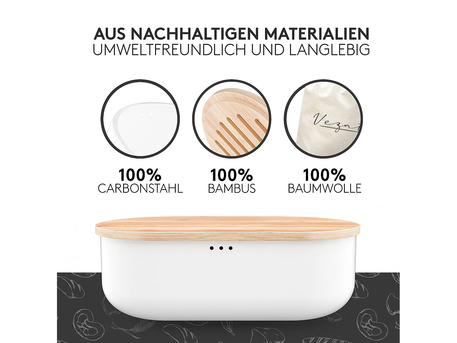 Vezato Brotbox – Nachhaltiger Brotkasten für lange