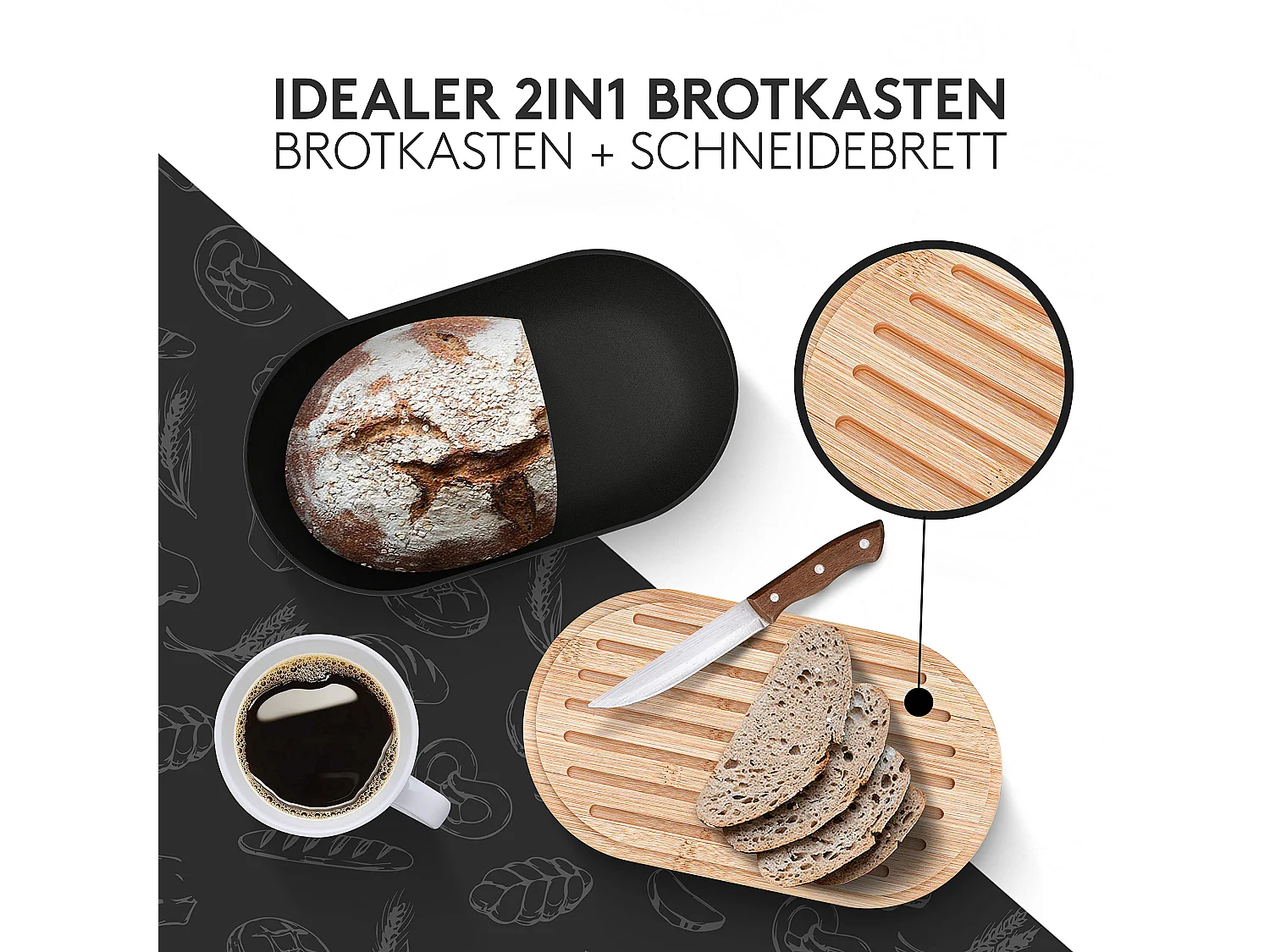 Vezato Brotbox – Nachhaltiger Brotkasten für lange