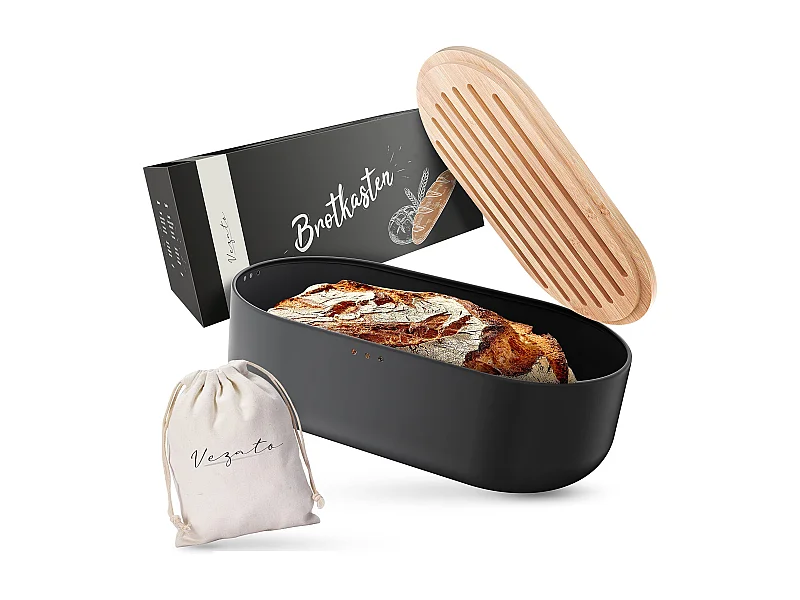 Vezato Brotbox – Nachhaltiger Brotkasten für lange