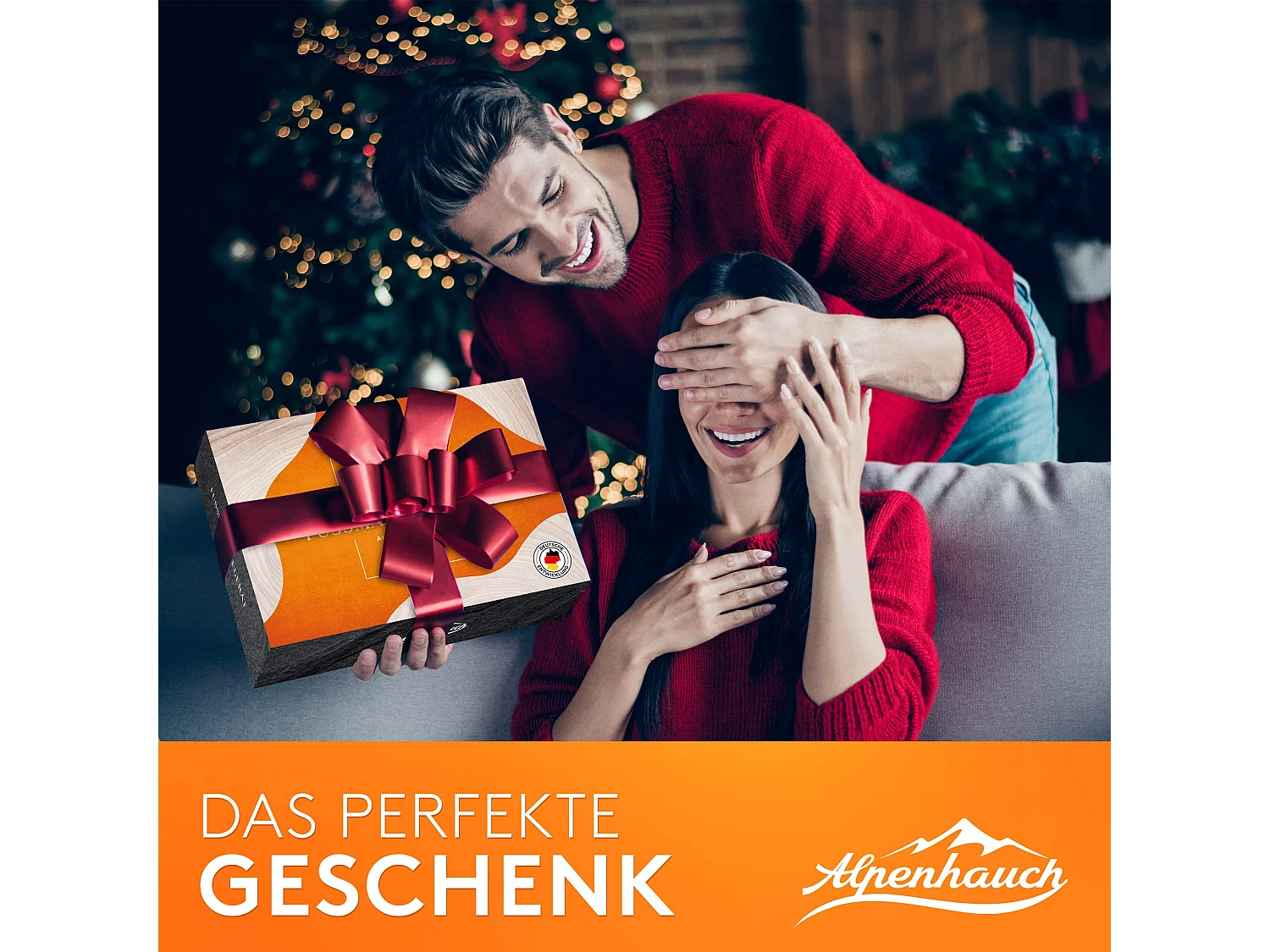 ALPENHAUCH - Fußmassageroller aus Echtholz mit