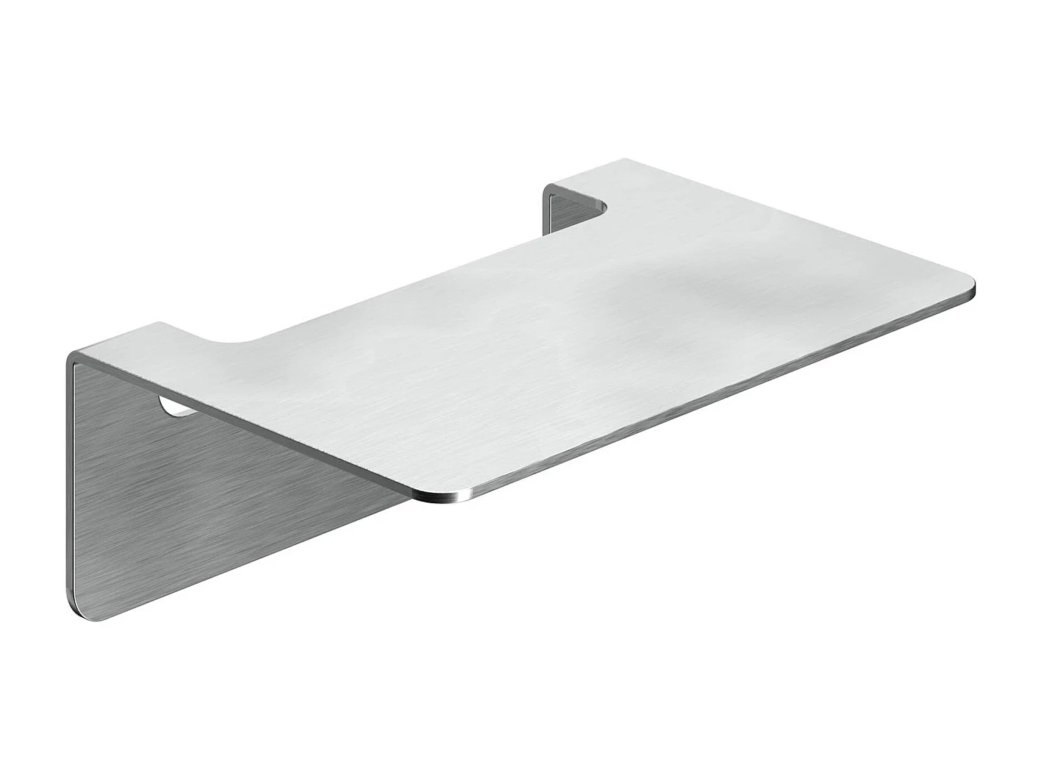 WEISSENSTEIN Badablage ohne Bohren aus Edelstahl -