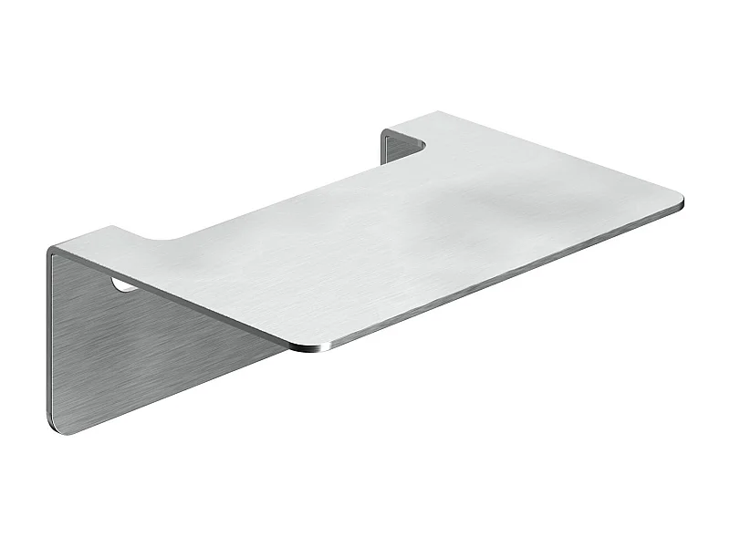 WEISSENSTEIN Badablage ohne Bohren aus Edelstahl -