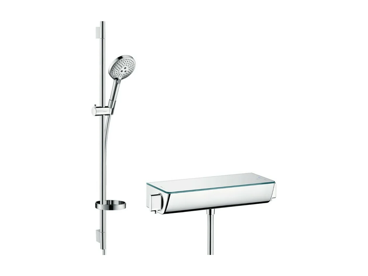 HANSGROHE Ensemble de douche Raindance avec mitigeur thermostatique Ecostat Select