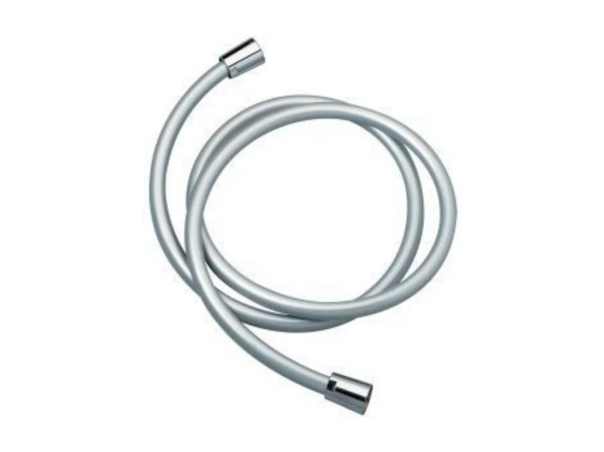 JACOB DELAFON Mitigeur de douche Aimé chrome + Douchette 2 jets chromé + Flexible lisse Chrome