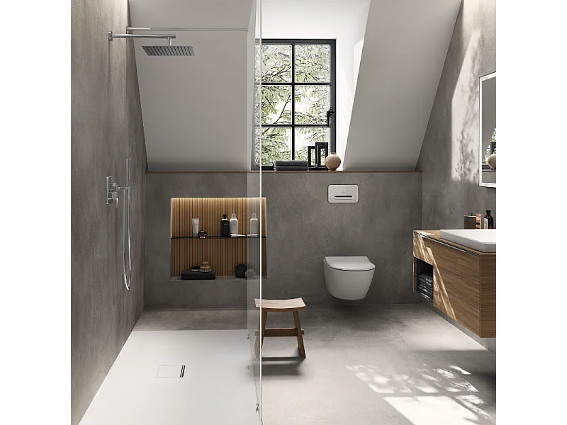 Douche de tête 300 VILLEROY ET BOCH Universal rectangle Chrome