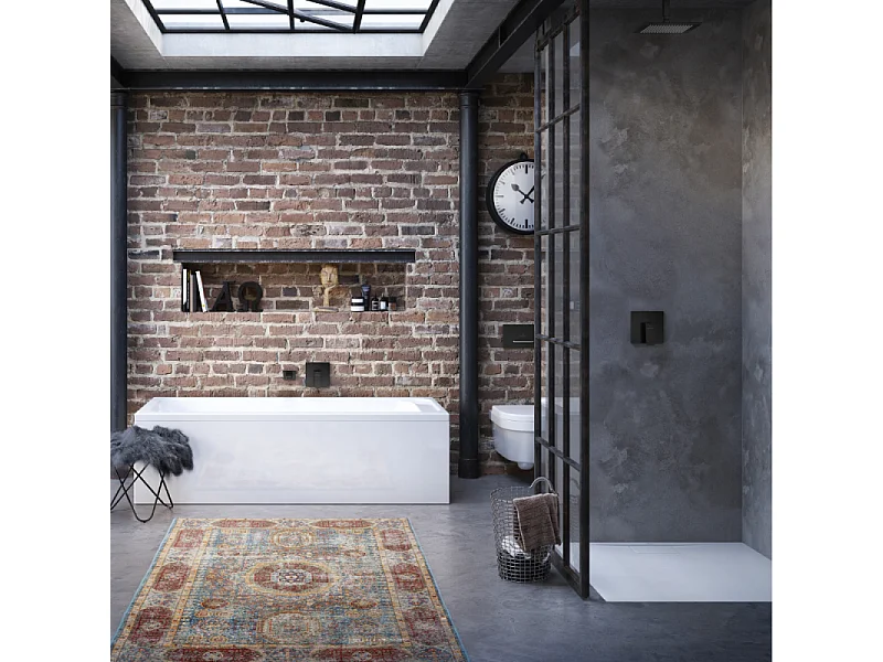 Mitigeur mécanique encastré VILLEROY ET BOCH Architectura Square Noir mat