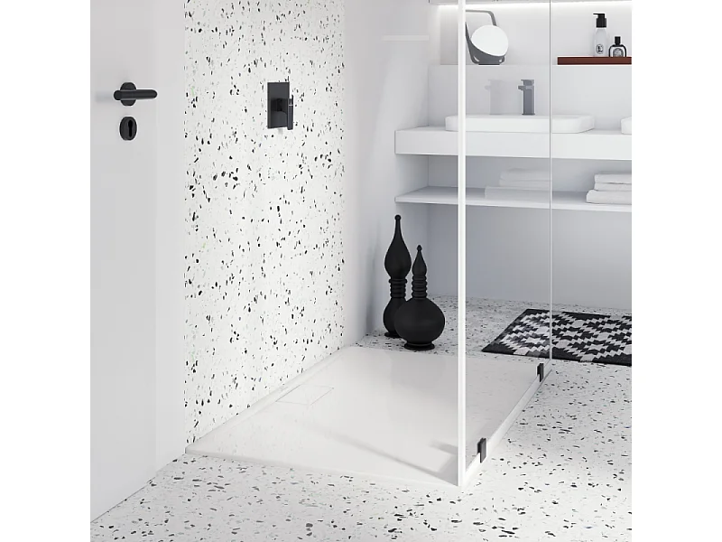 Mitigeur mécanique encastré VILLEROY ET BOCH Architectura Square Noir mat