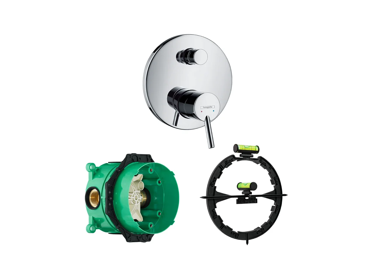 HANSGROHE Façade Talis S mitigeur bain douche encastré  Chromé avec corps encastré et outil