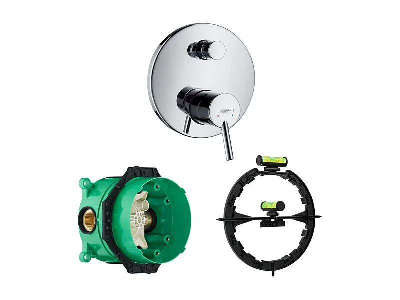 HANSGROHE Façade Talis S mitigeur bain douche encastré  Chromé avec corps encastré et outil