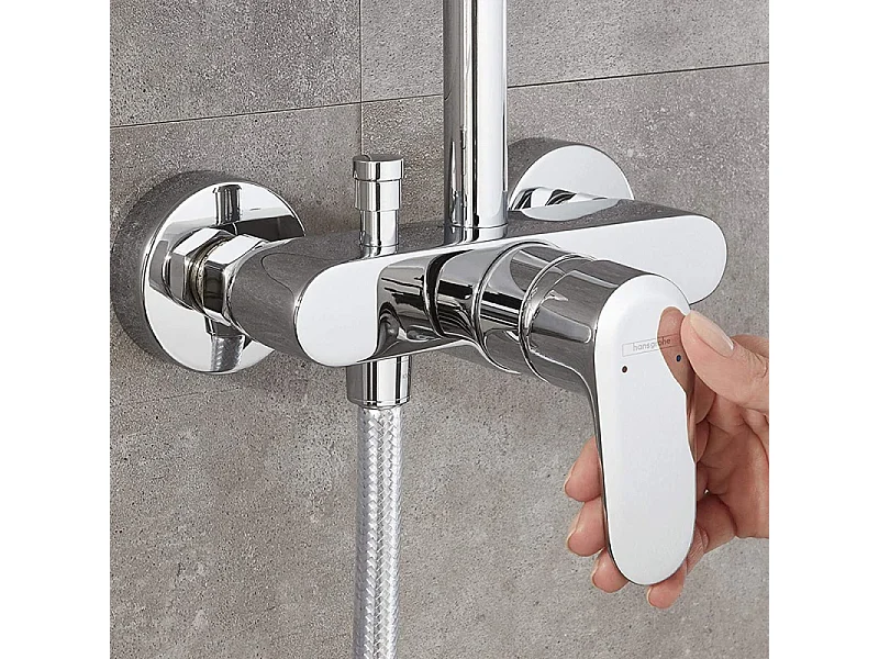 HANSGROHE Crometta E 240 columna de ducha mecánica cromada
