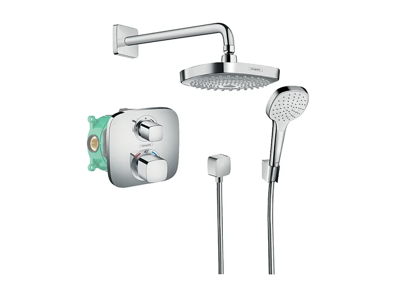 Colonne de douche thermostatique encastrée HANSGROHE Croma Select E