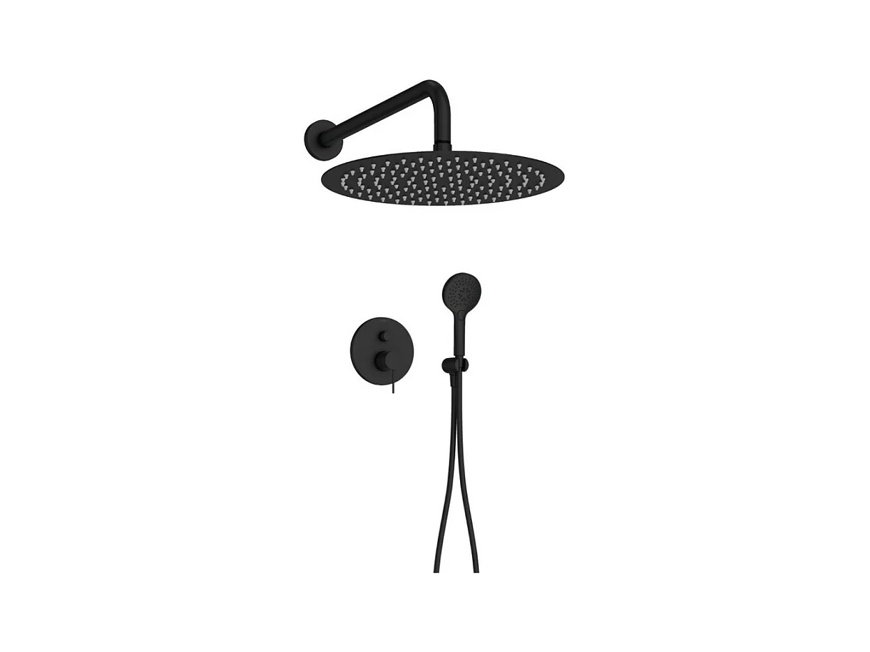 Robinet douche encastré thermostatique JACOB DELAFON Metro, Noir mat Economie d'eau