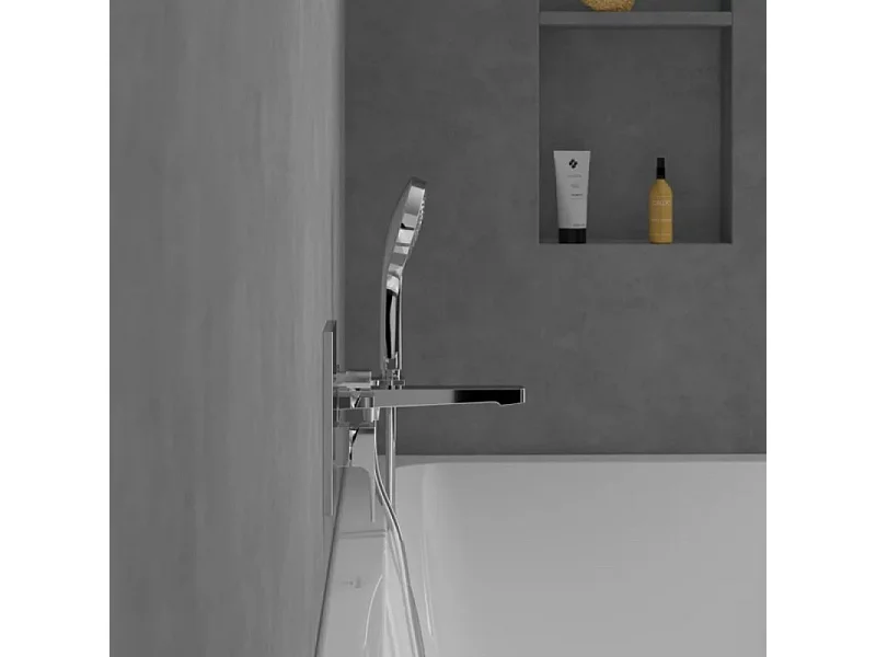 Mitigeur mécanique encastré avec inverseur VILLEROY ET BOCH Architectura Square Chrome