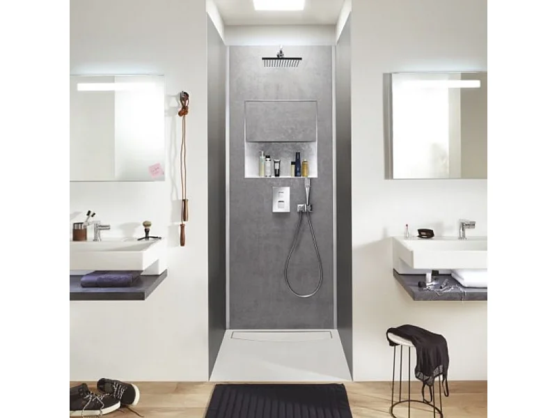 Colonne de douche encastrée thermostatique JACOB DELAFON Modulo carré