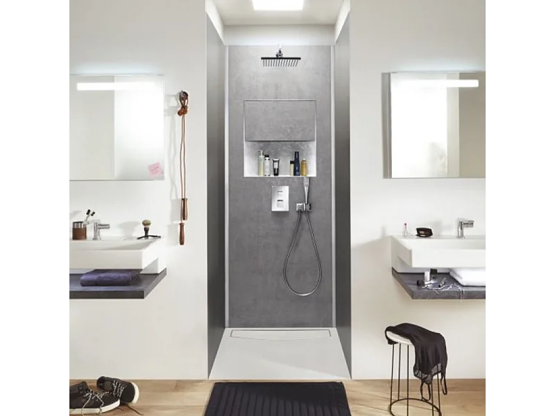 Colonne de douche encastrée thermostatique JACOB DELAFON Modulo carré